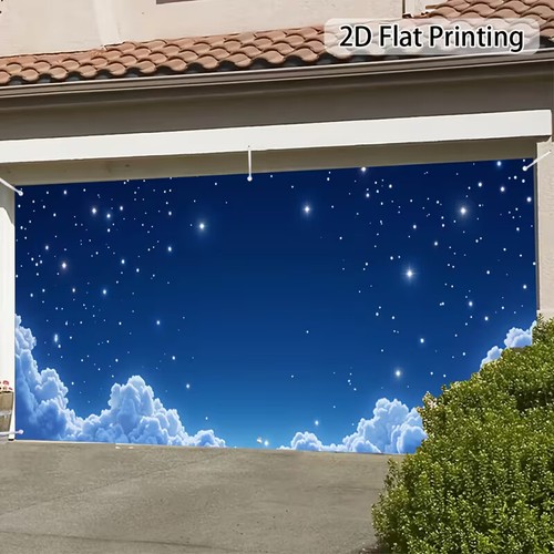 Blauer sternenhimmel garage - blauer,