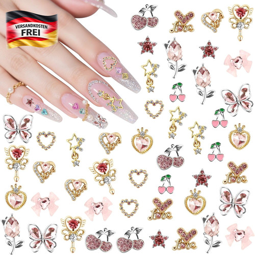 Nagel charms set stück 3d - 24,