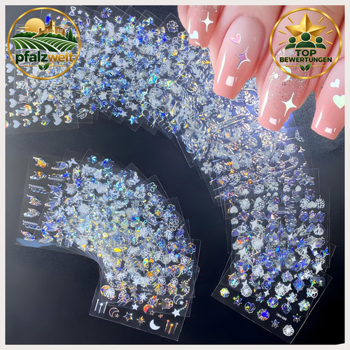 Nagelaufkleber blumen - nagelaufkleber,