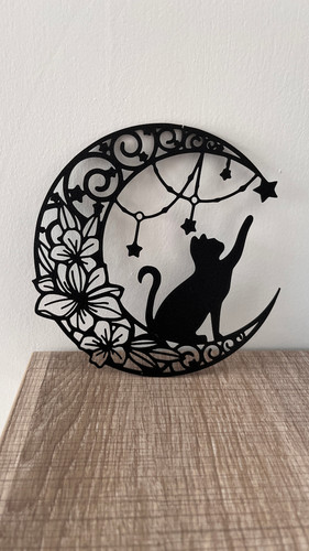 Katze mond stern blume deko - katze,