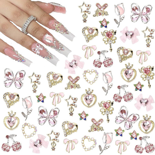 Stück nagel charms - 24, nagel-charms